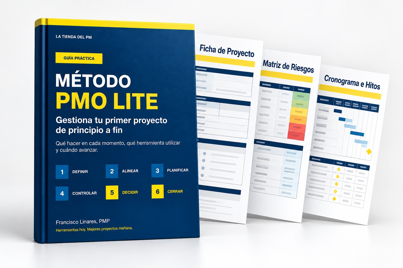 Guía práctica PMO Lite acompañada de tres plantillas de proyecto