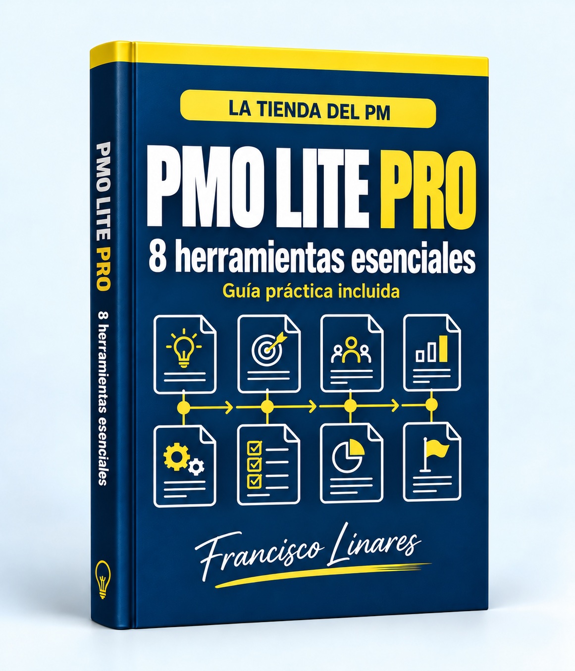 Portada de PMO Lite Pro: 8 plantillas editables y Guía práctica